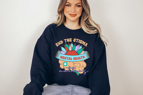 Mental Health T-Shirt Bundle SVG DESIGNS DARK 