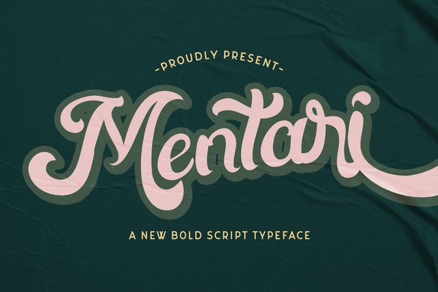 Mentari - Bold Script Font Font StringLabs 