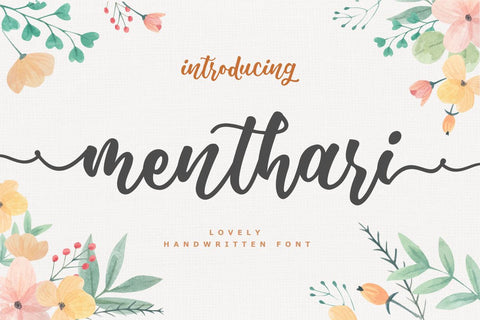 Menthari Font Zeenesia Std 