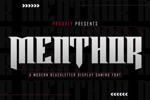 MENTHOR Font Madatype Studio 