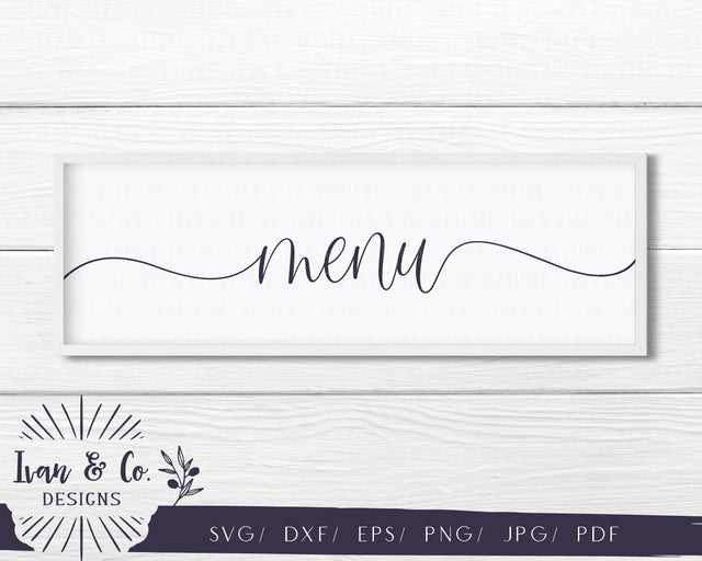 Menu SVG Files | Wedding | Wedding Signs | Blush Series | Farmhouse SVG (829098921) SVG Ivan & Co. Designs 