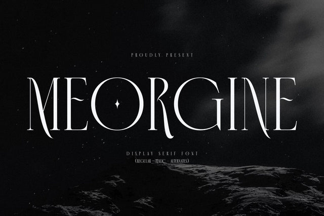 Meorgine Typeface Font Storytype Studio 