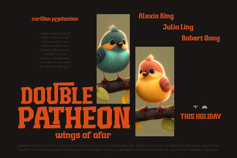 MEORU GEND | Display Hero Font Font twinletter 