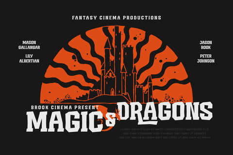 MEORU GEND | Display Hero Font Font twinletter 