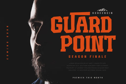 MEORU GEND | Display Hero Font Font twinletter 