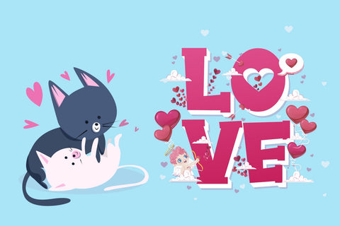 Meow in Love Font Fachranheit Studio 