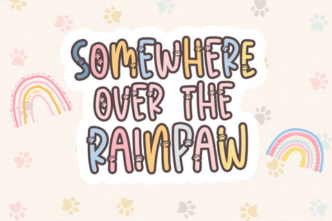 Meow Paw - Cat Handwritten Font Font Dm Letter Studio 