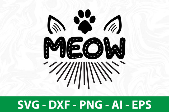 meow SVG SVG nirmal108roy 