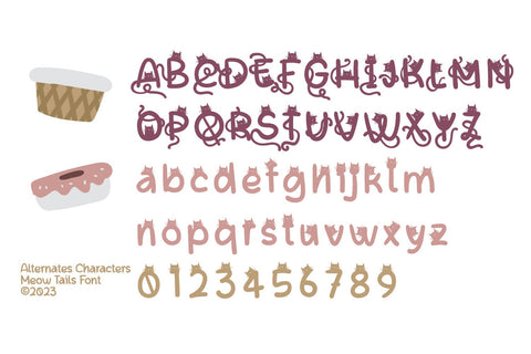 Meow Tails Font yumnatype 