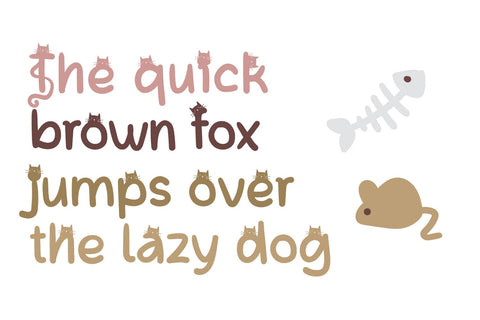 Meow Tails Font yumnatype 