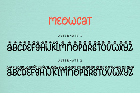 Meowcats - Handwritten Font Font Illushvara Design 