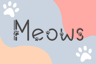 Meows Font Aisyah 