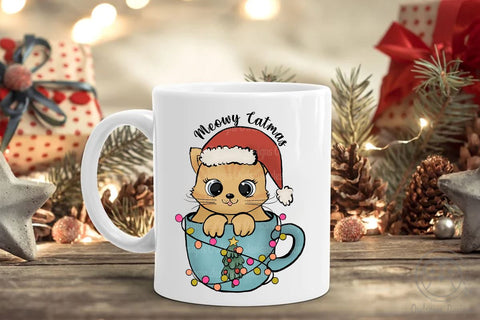 Meowy Cat Christmas Sublimation Sublimation LAM HOANG THUY 