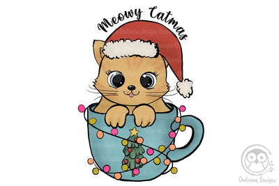 Meowy Cat Christmas Sublimation Sublimation LAM HOANG THUY 