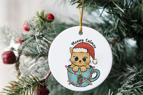 Meowy Cat Christmas Sublimation Sublimation LAM HOANG THUY 