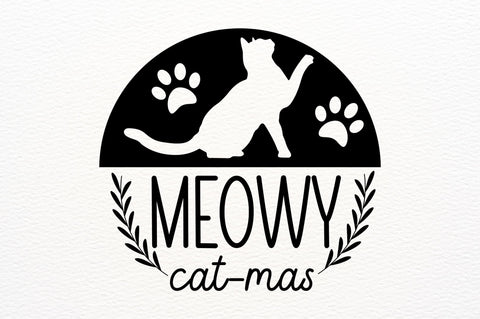 Meowy cat-mas SVG Design SVG Regulrcrative 