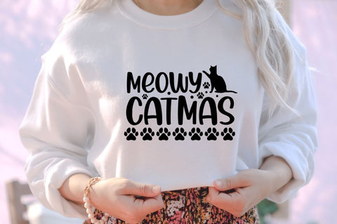 Meowy catmas SVG, Meowy catmas SVG DESIGNISTIC 