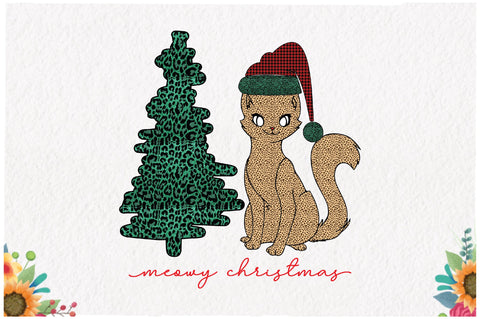 Meowy Christmas Cat Sublimation Sublimation Jagonath Roy 