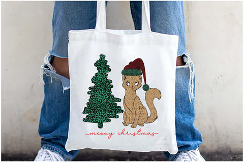 Meowy Christmas Cat Sublimation Sublimation Jagonath Roy 