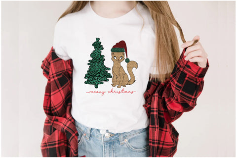 Meowy Christmas Cat Sublimation Sublimation Jagonath Roy 