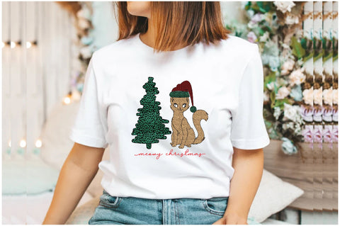 Meowy Christmas Cat Sublimation Sublimation Jagonath Roy 