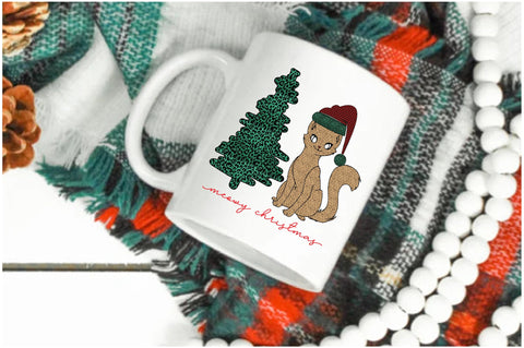 Meowy Christmas Cat Sublimation Sublimation Jagonath Roy 