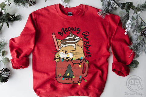 Meowy Christmas Sublimation Sublimation LAM HOANG THUY 