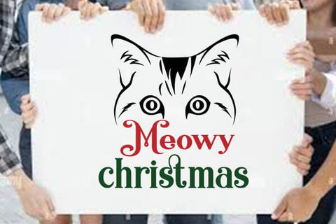 Meowy Christmas SVG Angelina750 