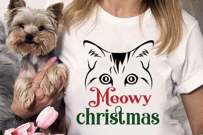 Meowy Christmas SVG Angelina750 