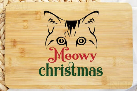 Meowy Christmas SVG Angelina750 