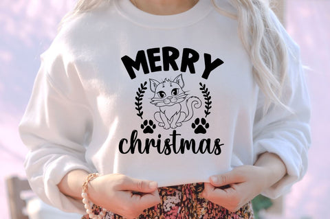 Meowy christmas SVG SVG DESIGNISTIC 