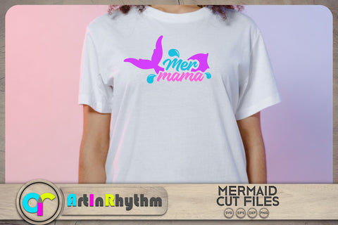 Mer mama SVG / Mermaid mama SVG SVG Artinrhythm shop 