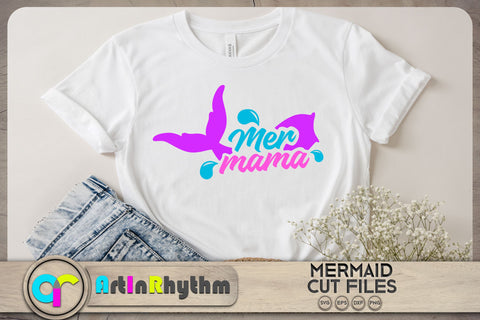 Mer mama SVG / Mermaid mama SVG SVG Artinrhythm shop 