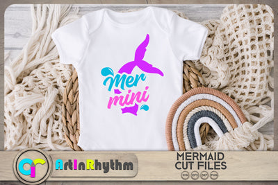 Mer mini SVG / Baby mermaid SVG / Little mermaid SVG SVG Artinrhythm shop 