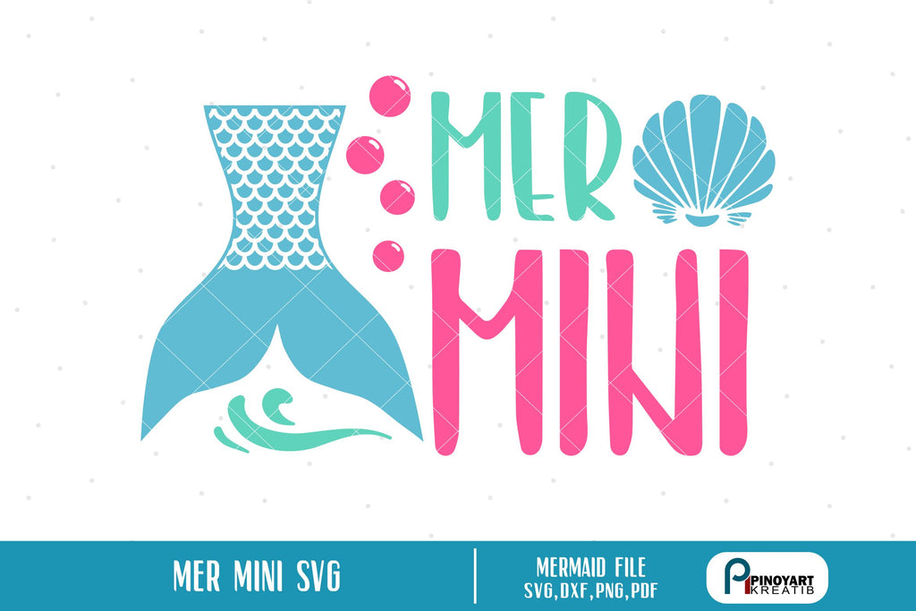 Mer Mini Svg - So Fontsy