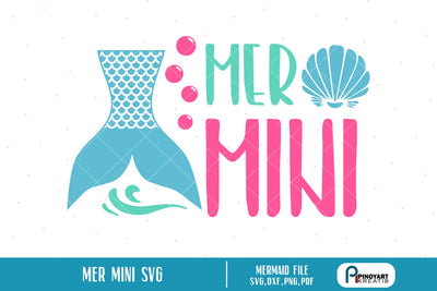 Mer Mini Svg SVG Pinoyart Kreatib 