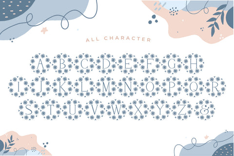 Meraldine Monogram Font Masyafi Studio 