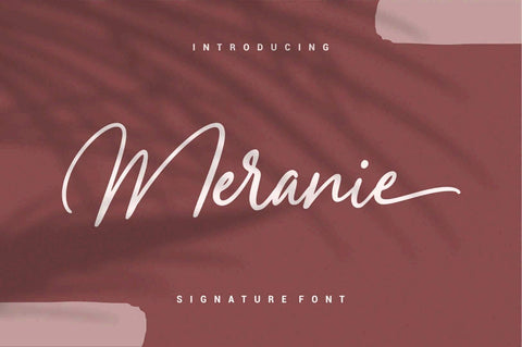 Meranie Font Garisman Studio 