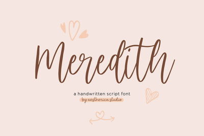 Meredith Font Aestherica Studio 