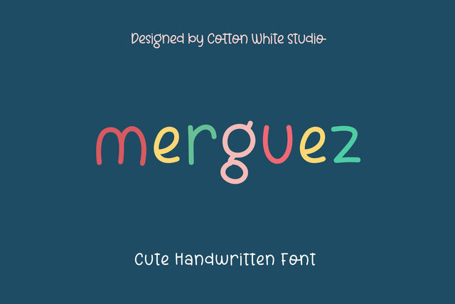 Merguez Font Cotton White Studio 
