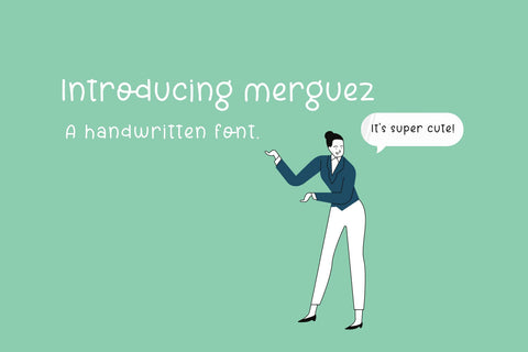 Merguez Font Cotton White Studio 