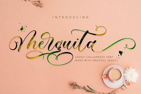 Merguita Script Font Jamaluddin 