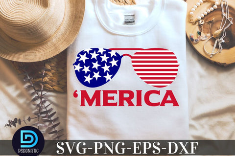 'Merica, 4th Of July SVG Bundle, SVG DESIGNISTIC 