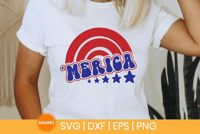 Merica, 4th of July svg quote SVG Maumo Designs 