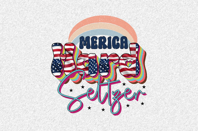 Merica Hard Seltzer Sublimation SVGArt 