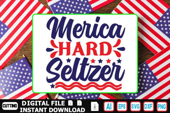 Merica Hard Seltzer SVG Craftlabsvg24 
