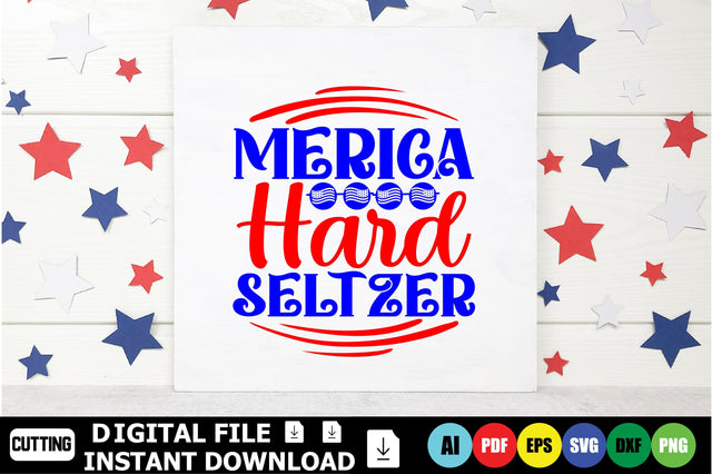 Merica Hard Seltzer SVG Shahin alam 