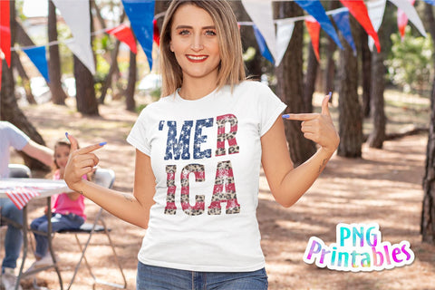 Merica png - Fourth of July png - Print File - July 4th Sublimation Design - Patriotic png - Digital Download Sublimation Svg Cuttables 
