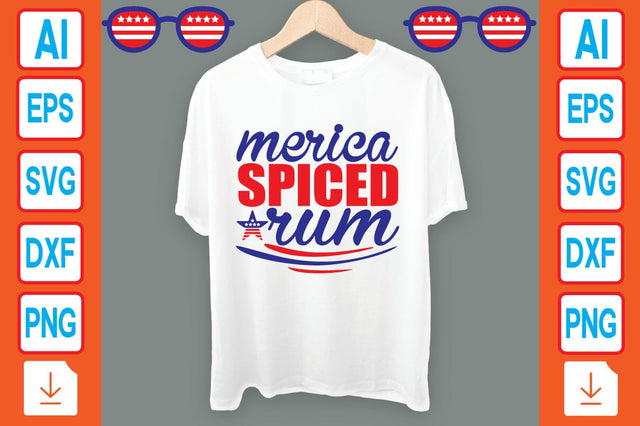 Merica Spiced Rum SVG Craftlabsvg24 