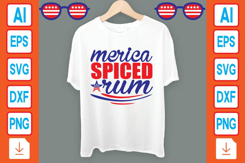 Merica Spiced Rum SVG Craftlabsvg24 